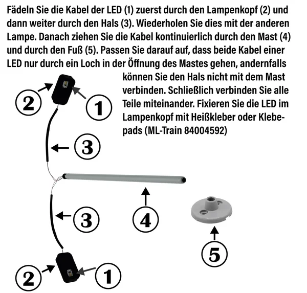 3x BG2-Industrielampe 2-armig für LGB-Anlagen Spur-G ML-Train 83802277_auswahl4