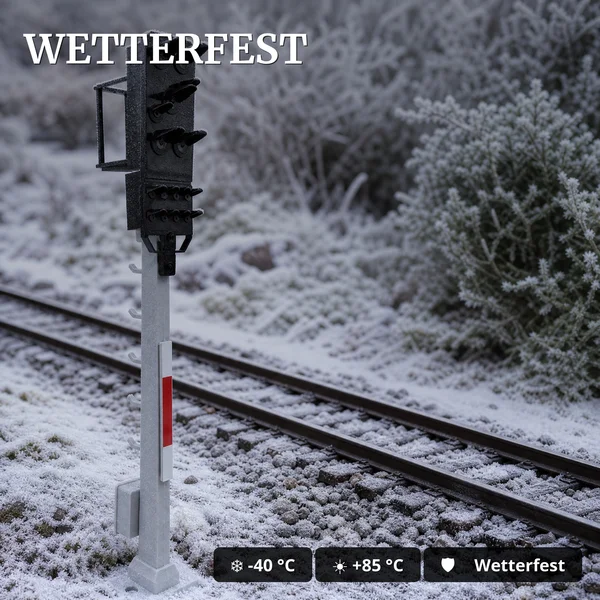 Lichtsignal Typ HL Einheitssignal der DR für Spur G mit Decoder – Betonmast – ML-Train 83804634_auswahl4