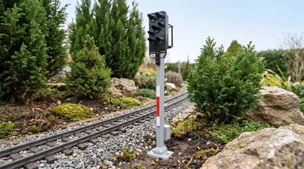 Lichtsignal Typ HL Kompaktsignal DR Spur G mit Decoder – Betonmast – ML-Train 83804635_auswahl5