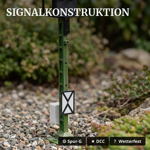 Lichtsignal Typ KS Vorsignal für Spur G analog / digital mit Decoder ML-Train 83804637_auswahl4