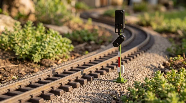 Lichtsignal Typ HV Einfahrtssignal mit Vorsignal für Spur G analog / digital mit Decoder ML-Train 83804642_auswahl5