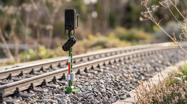 Lichtsignal Typ HV Blocksignal mit Vorsignal für Spur G analog / digital mit Decoder ML-Train 83804643_auswahl5