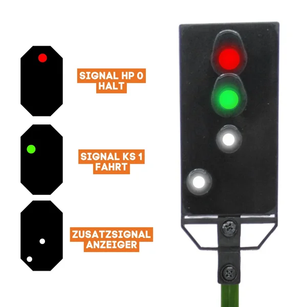 Lichtsignal Typ KS Westerntor für Spur G analog / digital mit Decoder ML-Train 83814613_auswahl4