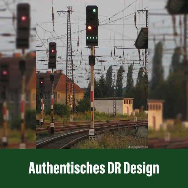 Lichtsignal Typ HL Einheitssignal der DR für Spur G mit Decoder ML-Train 83814620_auswahl3