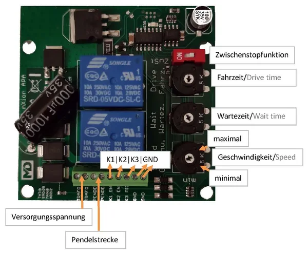 Pendelautomatik 5 A für den analogen Fahrbetrieb ML-Train 84003016_auswahl1