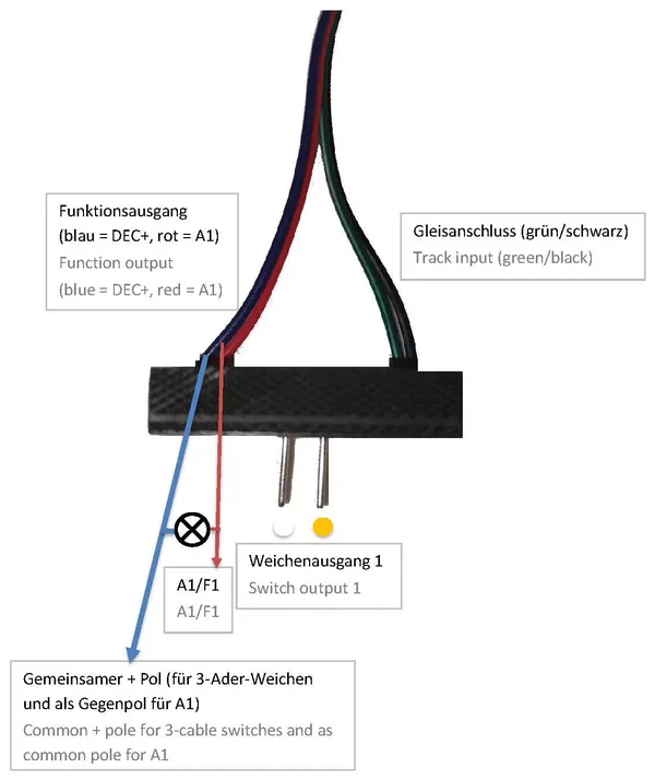 1-Kanal Weichen- und Funktionsdecoder ML-Train 84004100_auswahl1