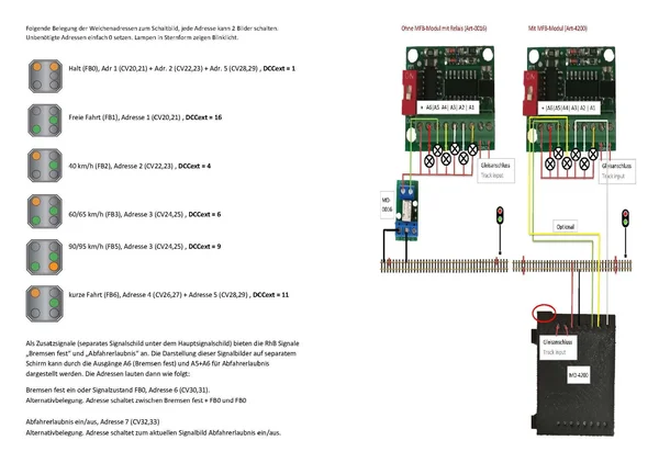Lichtsignaldecoder 6 Kanäle mit 300 Signalbilder und Zugbeeinflussung Spur-G ML-Train 84004602_auswahl13