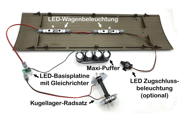 4x Radsatz für Piko 35 mm kugelgelagert stromführend Edelstahl ML-Train 88361654_auswahl2
