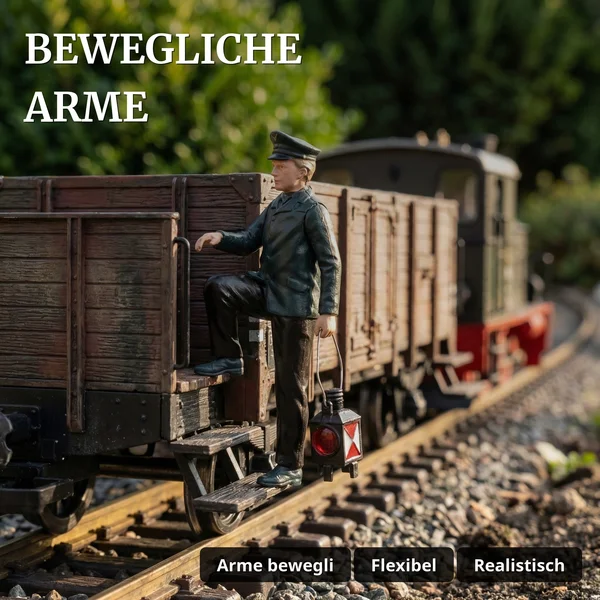 ML-Train Rangierer Markus DR/HSB Spur G – Figur mit beweglichen Armen_auswahl5