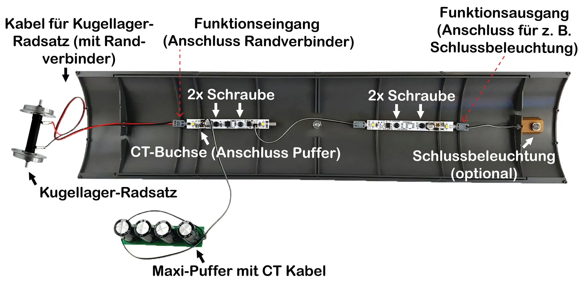2x Radsatz kugelgelagert stromführend aus Edelstahl Spur-G ML-Train 88674032_auswahl5