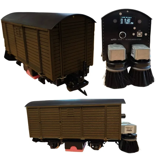 Mess- und Reinigungs-Güterwagen braun für Spur G als Bausatz ML-Train 889190600_auswahl8