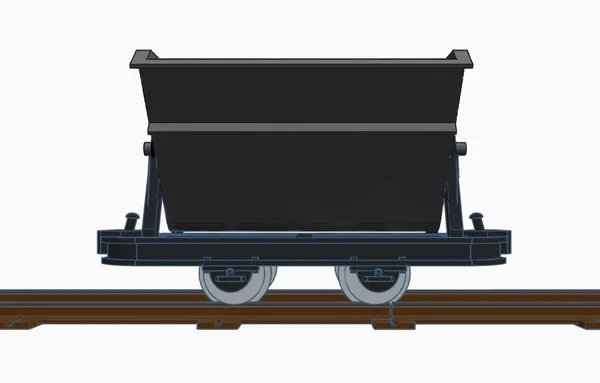 3er-Set Kipplore Feldbahnwagen schwarz Spur-G als Bausatz ML-Train 88919130_auswahl6