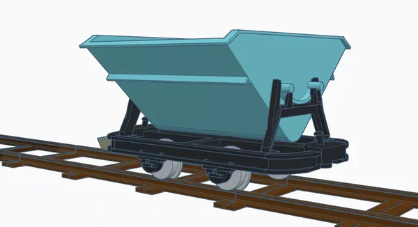 3er Set Kipplore Feldbahnwagen mintgrün Spur-G als Bausatz ML-Train 88919140_auswahl5