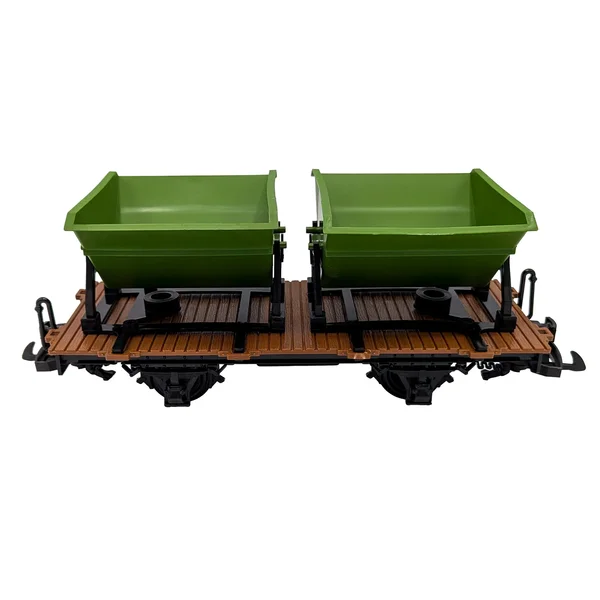 Träger-Flachwagen mit Doppel-Kipplore grün als Bausatz Spur G ML-Train 88919385_auswahl4