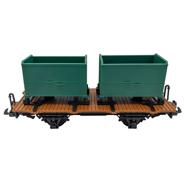 Träger-Flachwagen mit Doppel-Kastenlore grün als Bausatz Spur G ML-Train 88919387 _auswahl4