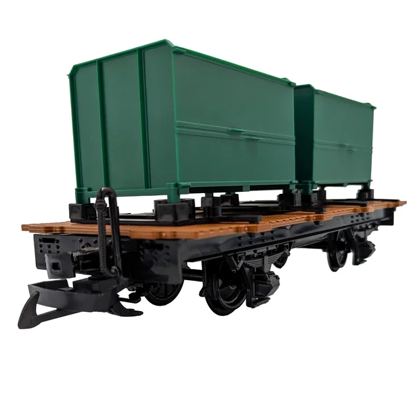 Träger-Flachwagen mit Doppel-Kastenlore grün als Bausatz Spur G ML-Train 88919387 _auswahl6