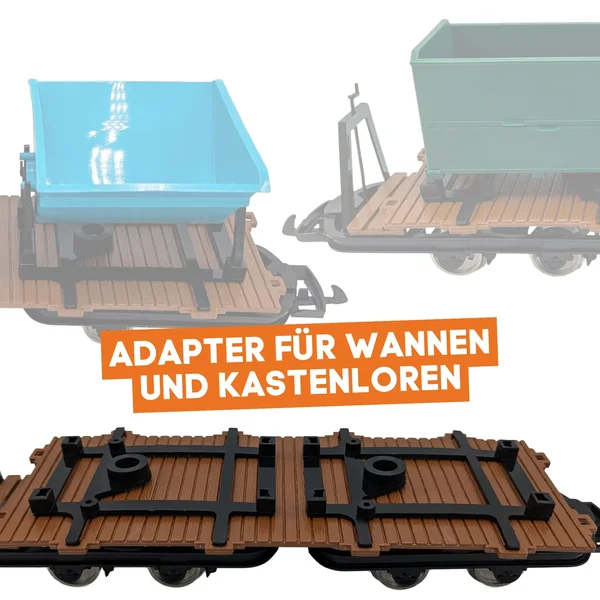 2x Lorenadapter für Flachwagen ML-Train 88919476_auswahl1