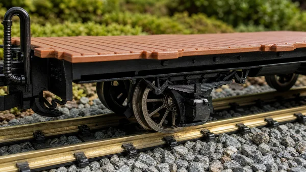Flachwagen Bausatz braun Spur G – Metall-Speichenradsätze 31 mm ML-Train 88923520_auswahl1