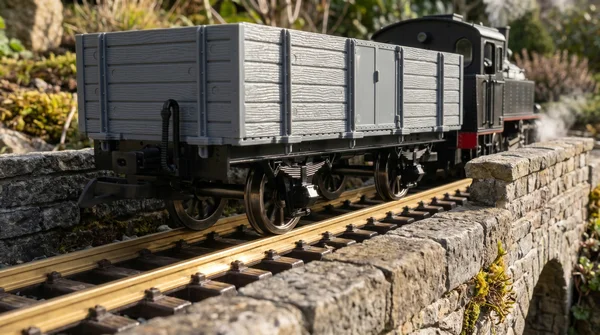 Hochbordwagen Bausatz grau Spur G – Metall-Speichenradsätze 31 mm ML-Train 88923550_auswahl1