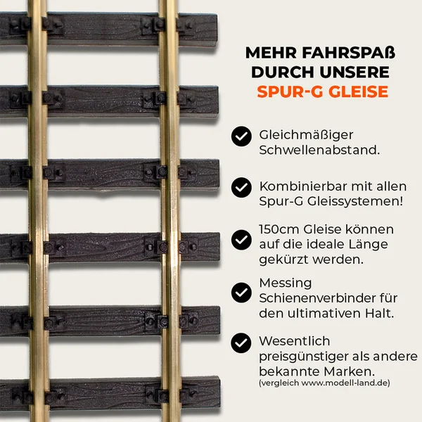 10x Gleis gebogen Radius 120 cm R3 mit 20x Verbinder ML-Train 892120210_auswahl1