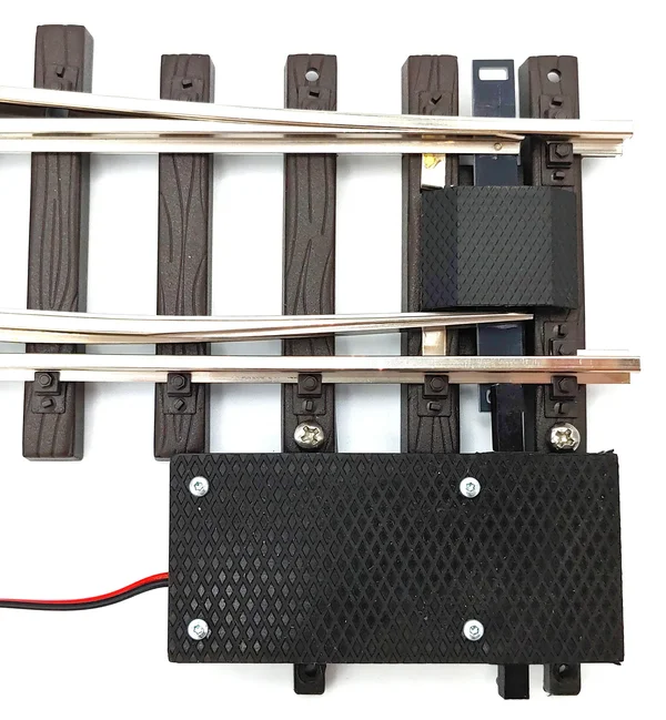Weiche links Set Vernickelt R3 120 cm mit digitalen Weichenantrieb ML-Train 8930042_auswahl5