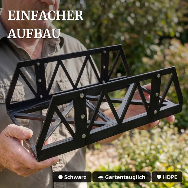 Brücke Startset aus stabilem HDPE-Kunststoff, erweiterbar, Spur G Gartenbahn ML-Train 97100000_auswahl6