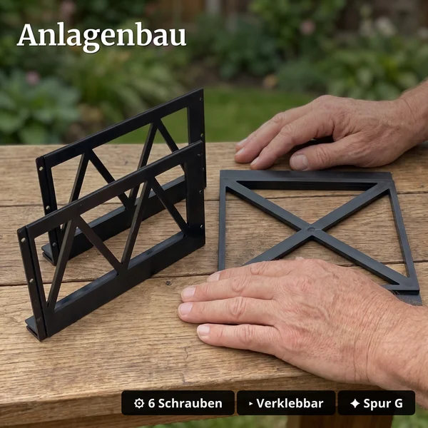 Brücke Erweiterung aus stabilem HDPE-Kunststoff erweiterbar Spur G Gartenbahn ML-Train 97100001_auswahl4