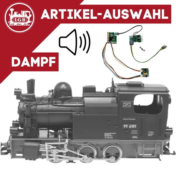 LGB Dampfloks - Analoge Sound-Sets
