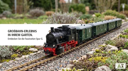 Zugbildung mit kurzen Personenwagen für die HSB Gartenbahn