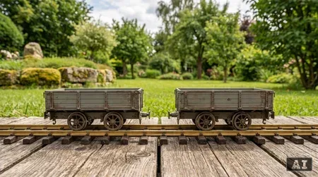 Unterschied Spur G Feldbahnwagen und Regelspur Güterwagen