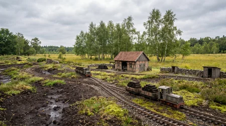 Torfabbau auf der Gartenbahn realistisch nachbauen