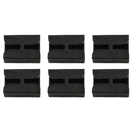 6 Stück Isolierschienenverbinder schwarz 15 mm für die Spur G ML-Train 8100609