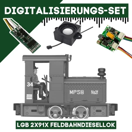 Digitalisierungsset für LGB 2x91x Feldbahndiesellok ML-Train 81609270