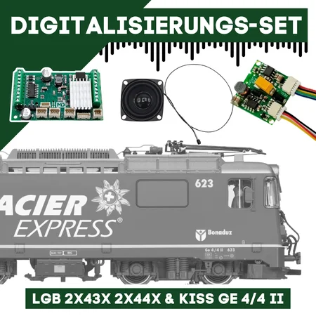 Digitalisierungsset für LGB 2x43x 2x44x & KISS Ge 4/4 II ML-Train 81609302