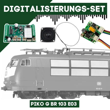 Digitalisierungsset für PIKO G BR 103 E03 ML-Train 81609356
