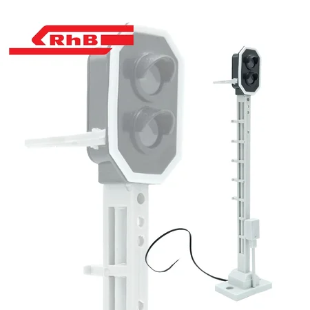 Lichtsignal Typ L 2-fach RhB für Spur G analog / digital mit Decoder ML-Train 83804606
