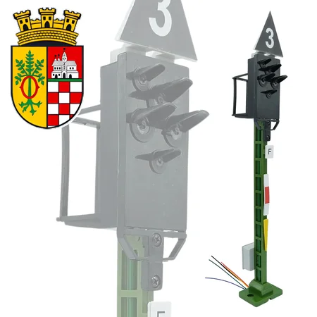 Lichtsignal Typ KS Illfeld für Spur G analog / digital mit Decoder ML-Train 83814614
