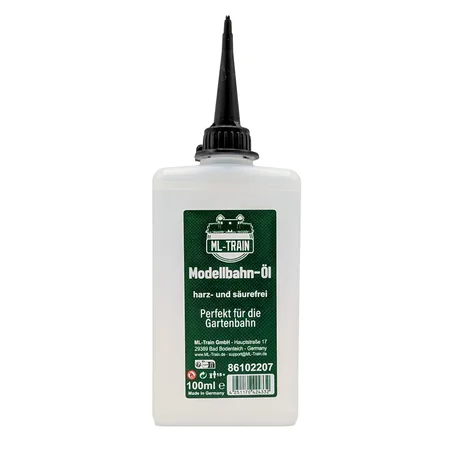 Modellbahn-Öl 100 ml - harz- und säurefrei für Gartenbahn und Präzisionsmechanik ML-Train 86102207