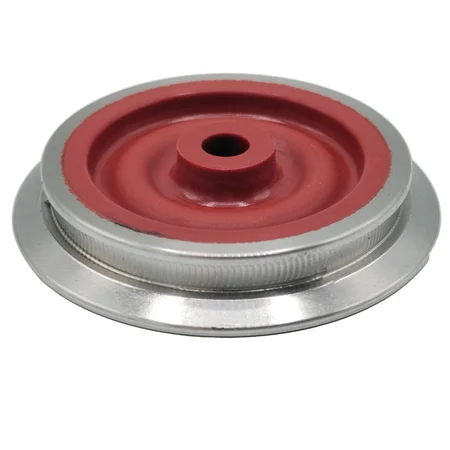 Laufrad Spur-G Lok rot mit Nut Lauffläche 37,5 mm aus Edelstahl ML-Train 86700599
