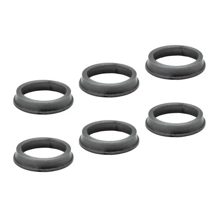 6x Lampenring für Loklaternen silbergrau 14 mm ML-Train 88205055