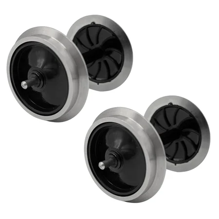 2x Vollradsatz aus Edelstahl 35 mm für Piko Spur-G ML-Train 88361656