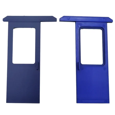 2x Schiebetür blau ohne Fenster ML-Train 88906006