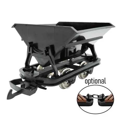 Kipplore Grubenhunt Feldbahnwagen schwarz Spur-G als Bausatz ML-Train 88919105