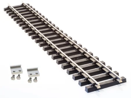 Gleis gerade 60 cm vernickelt mit Verbindern ML-Train 8910642