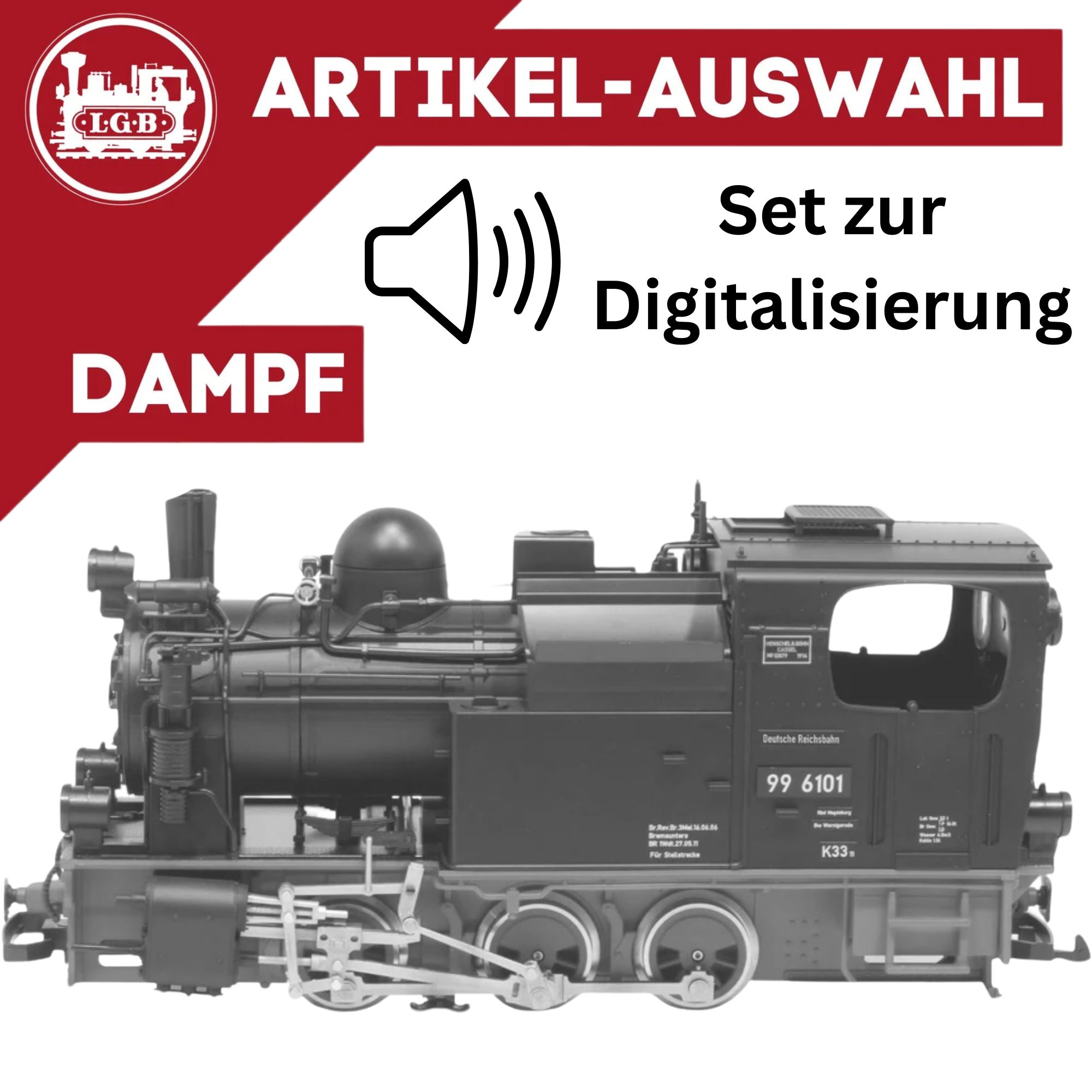 LGB Dampfloks - Digitalisierungssets