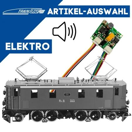 Elektrolok mit einem 16 Bit DS6-Sound für Train Line