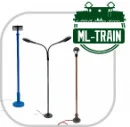 Bahnhofs- und Straßenlampen