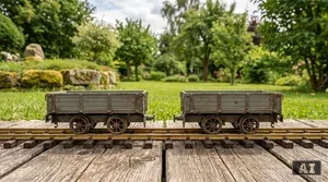 Unterschied Spur G Feldbahnwagen und Regelspur Güterwagen