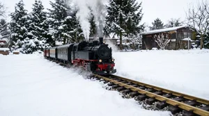 Gartenbahn im Winter: Tipps für Gleisbau &amp; Pflege