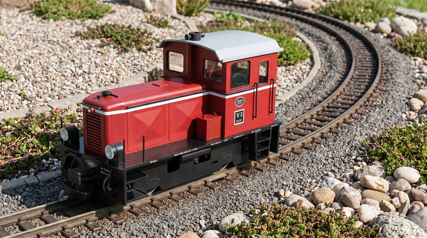 Diesellok DEV V3 als Bausatz Spur G – analog, DCC-vorbereitet – ML-Train 82021000 - Detaillierte Übersicht